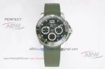 Best copy Longines Conquest automatic 7750 chronograph olive green rubber strap 41mm (1)_th.jpg